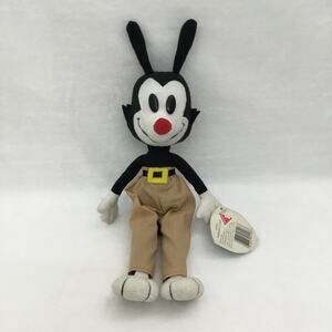 Vintage 1998 Warner Brothers Store Yakko Animaniacs Bean Bag Plush Doll NWT